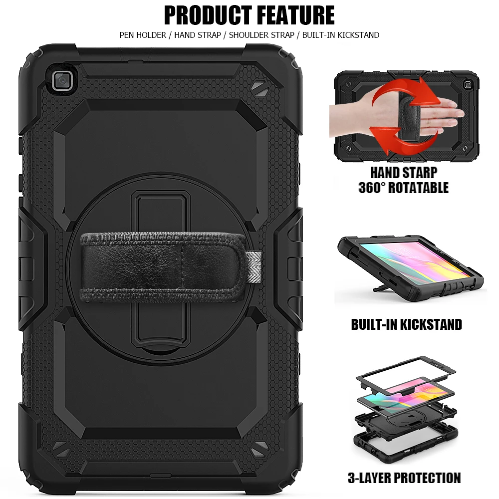 tablet silicon case for samsung galaxy tab a 8 2019 sm t290 sm t295 cover free global shipping
