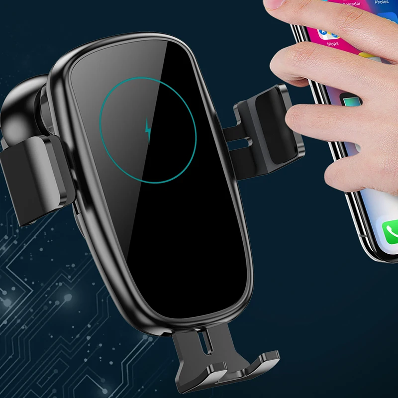 

CASEIER 15W Qi Wireless Charger Car Phone Holder Induction Vent Mount Automatic Clamping Bracket For IPhone 12 Pro Samsung S21