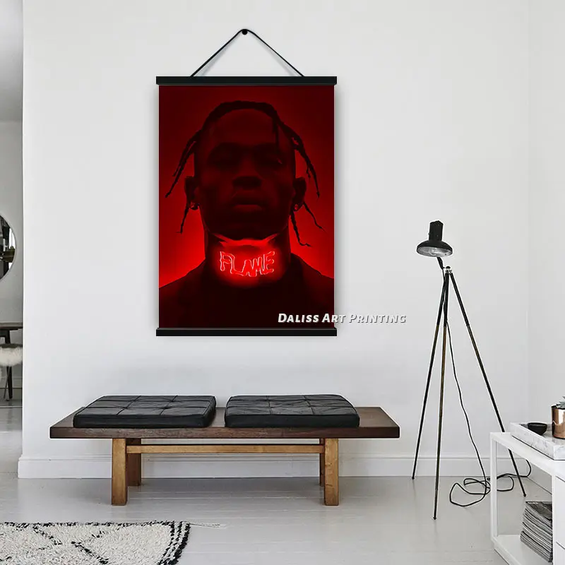 

Canvas Travis Scott Pictures Home Decoration Paintings Poster HD Prints Wall Art Modular Living Room Framed