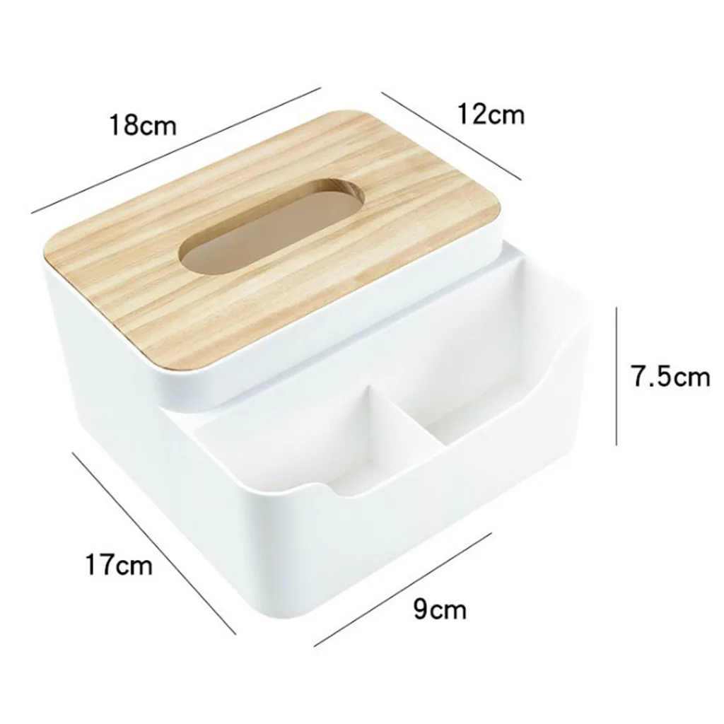 

Desktop Storage Box Cosmetic Skin Care Products Plastic Storage Rack Multi-grids Tissue Box Remote Control Storage Box 2021