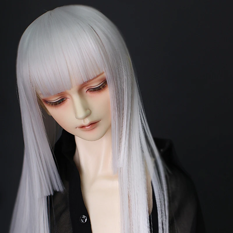 

2021 новый стиль 1/3 1/4 1/6 1/8 высокотемпературный прямой парик для шарнирных кукол, парик для кукол