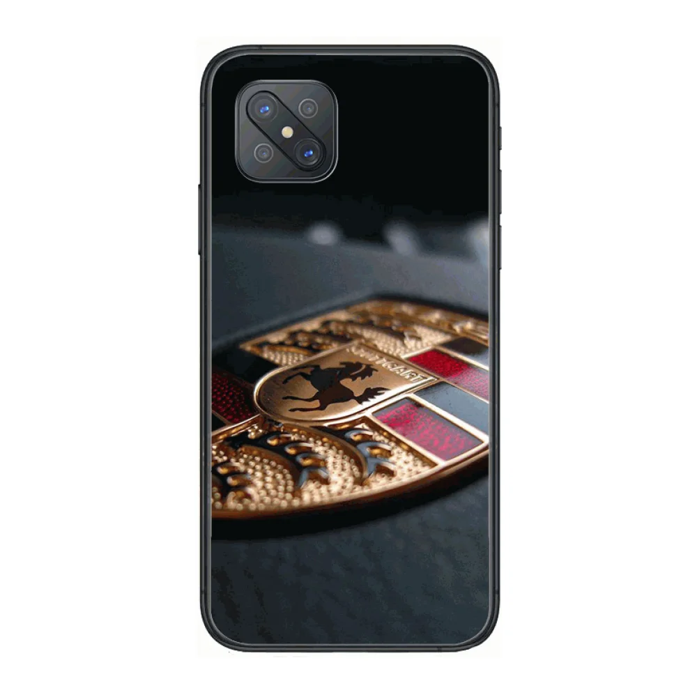 

Stylish Luxury Sports Car P-Porsche Fashion Phone Case cover For OPPO A91 9 83 79 92s 5 F9 A7X Reno2 Realme6pro 5 black tpu c