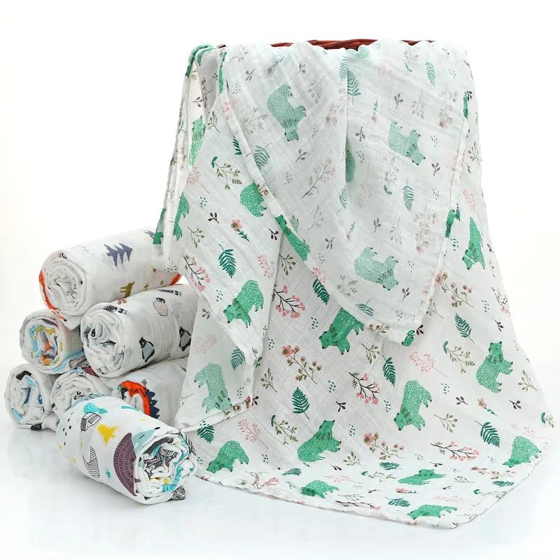 

Swaddling Baby Blankets For Newborns Baby Swaddle Wrap For Babies Accessories Newborn Cocoon Muslin Hydrophilic Cloths Cotton
