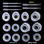 17 шт. эпоксидная смола комплект силиконовые формы кольцо формы; 3 размера; Флакон-капельница, сделай сам, ювелирное изделие кольца 1616.617 мм ручной работы подарки Jy10 20 Прямая поставка