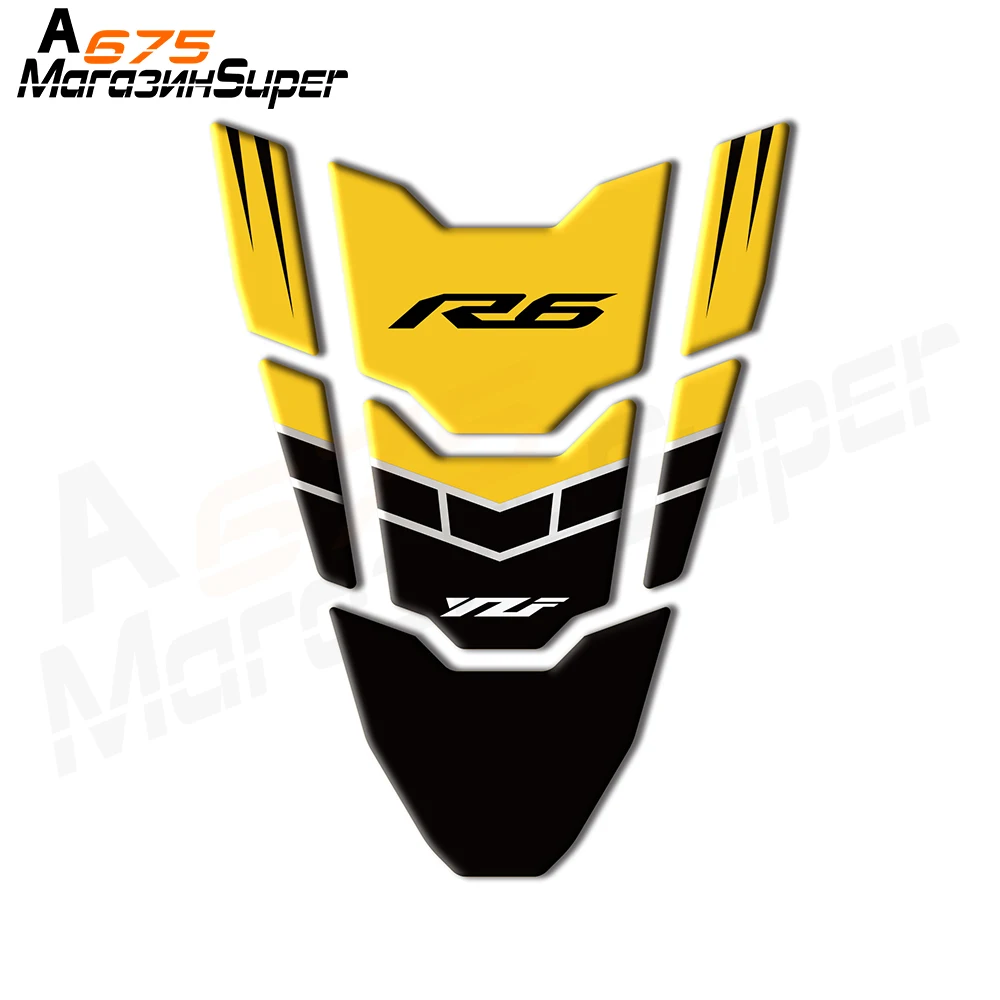 Для YAMAHA YZFR6 R6 YZF 2015 2016 2017 2018 2019 2020 00 20 3D бак стикер Коврик Мыши Pad Сторона газа