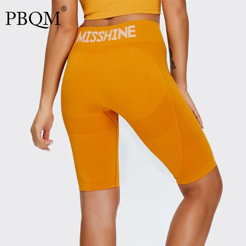 

PBQM новые женские дышащие штаны для йоги 5 точек облегающие спортивные шорты для фитнеса женские эластичные шорты для бега и фитнеса для женщ...