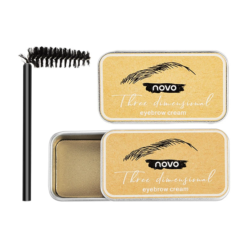 

Clear Eyebrow Soap Wax with Brush Feathery Eyebrows Pomade Gel for Eyebrow Kit Styling Makeup Soap Brow Sculpt Lift Eyebrow Tint