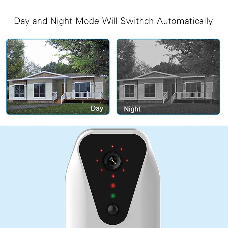 

HD 720P Smart WiFi Video Doorbell Camera Visual Intercom Night Vision Door Bell Wireless Security Camera