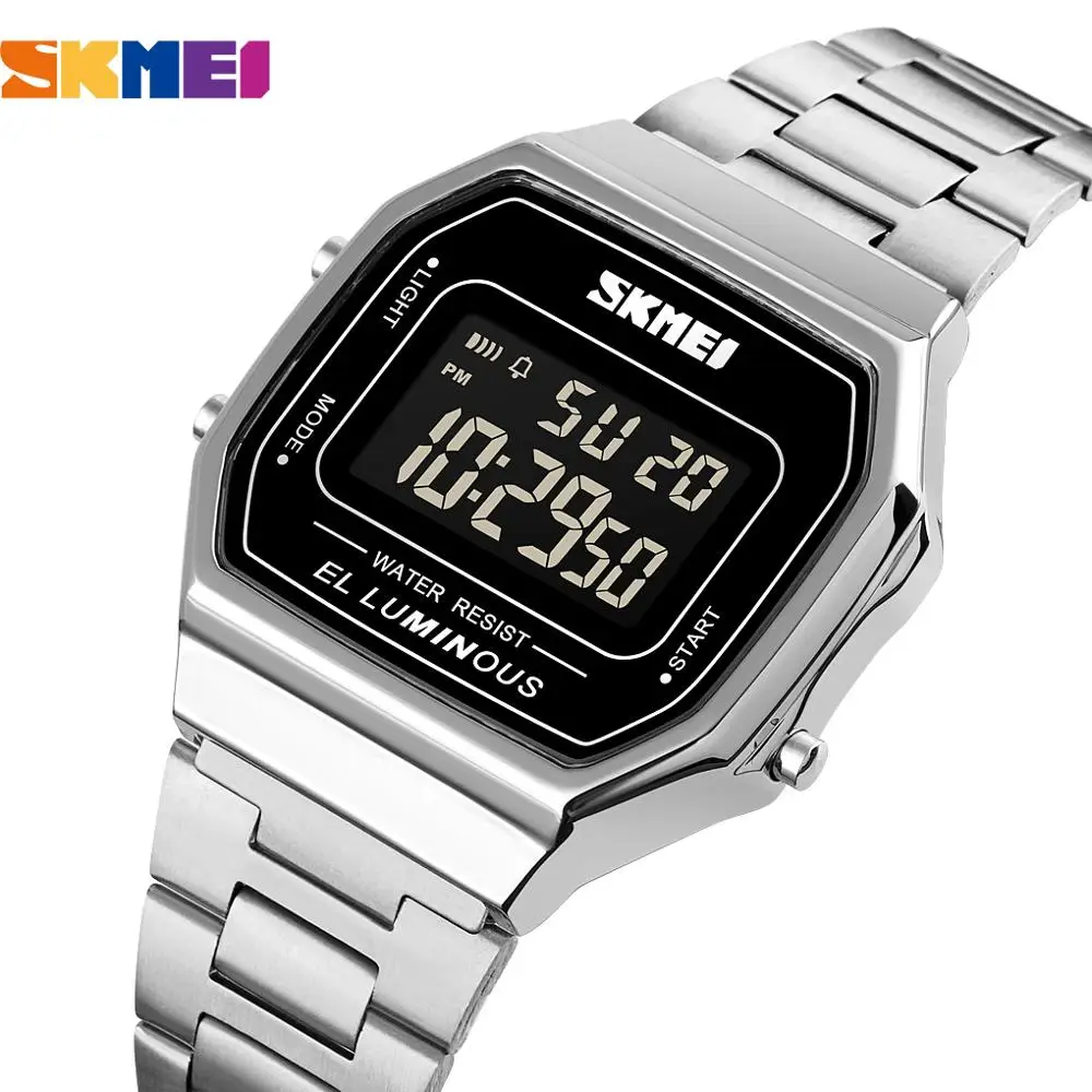

1647 men digital watch skmei top brand luxury chrono alarm clock casual stopwatch fashion 50m waterproof electronic wristwatch