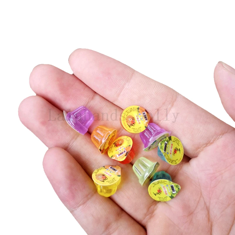 

10 шт./компл. Миниатюрная модель случайного цвета для желе, для еды, модель Mini Food Play с маленькой игрушкой OB11, украшения для кукольного домика