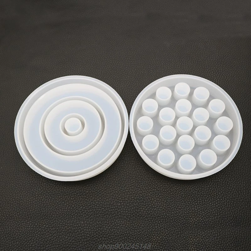 

DIY Handmade Crystal Silicone Mold Epoxy Pigment Bottle Lipstick Storage Box UV Glue Resin Molds M06 21 Dropship