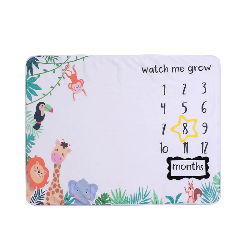 2021 аксессуары для новорожденных одеяло памятная двойная мягкая фланелевая