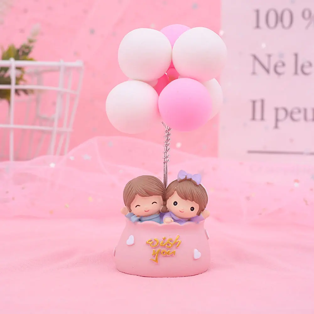 Креативная чашка для чая с воздушным шаром милая пара подарок из смолы украшения