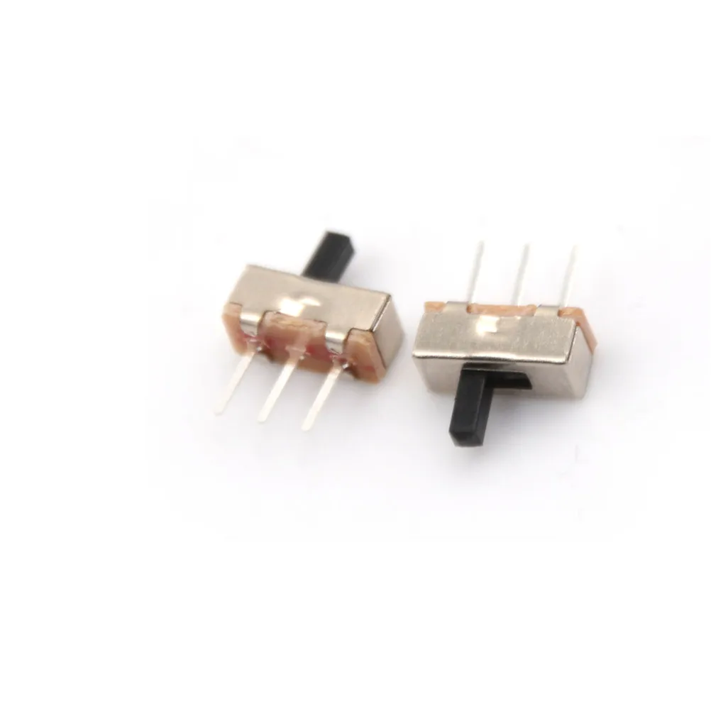 

10pcs SS12D00 SS12D00G3 3pin 1P2T 2 Position High Quality Toggle Switch Handle Length:3MM Interruptor On-off Mini Slide Switch