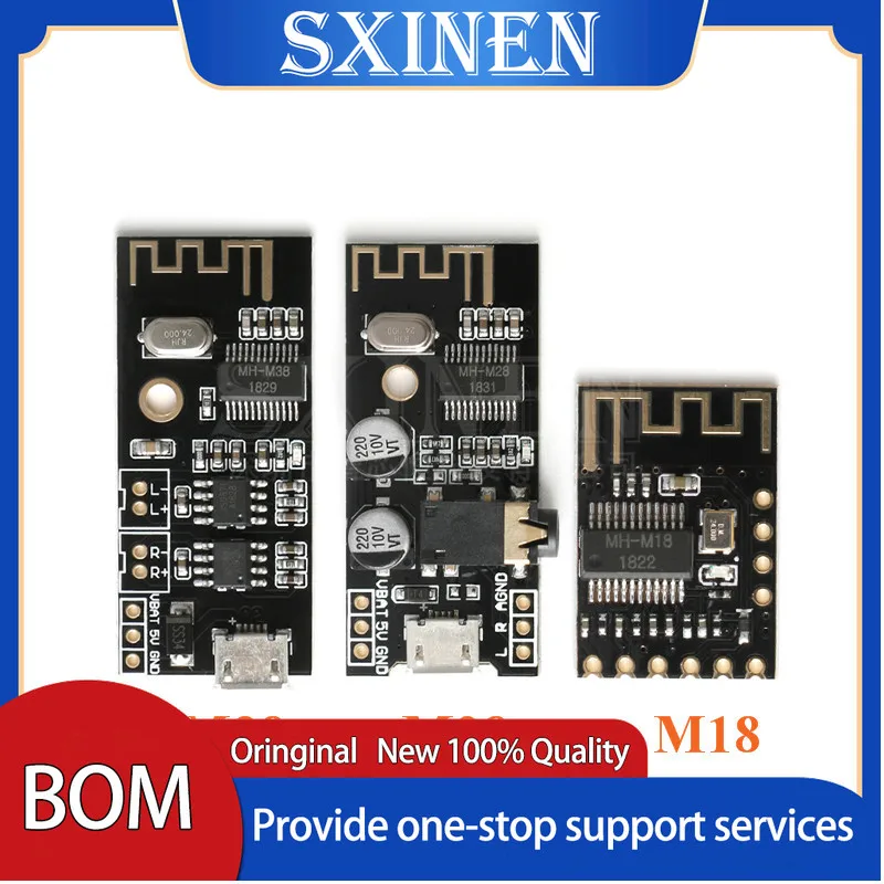 

10 шт., беспроводная Плата декодера MP3, Bluetooth, Hi-Fi M18 M28 M38