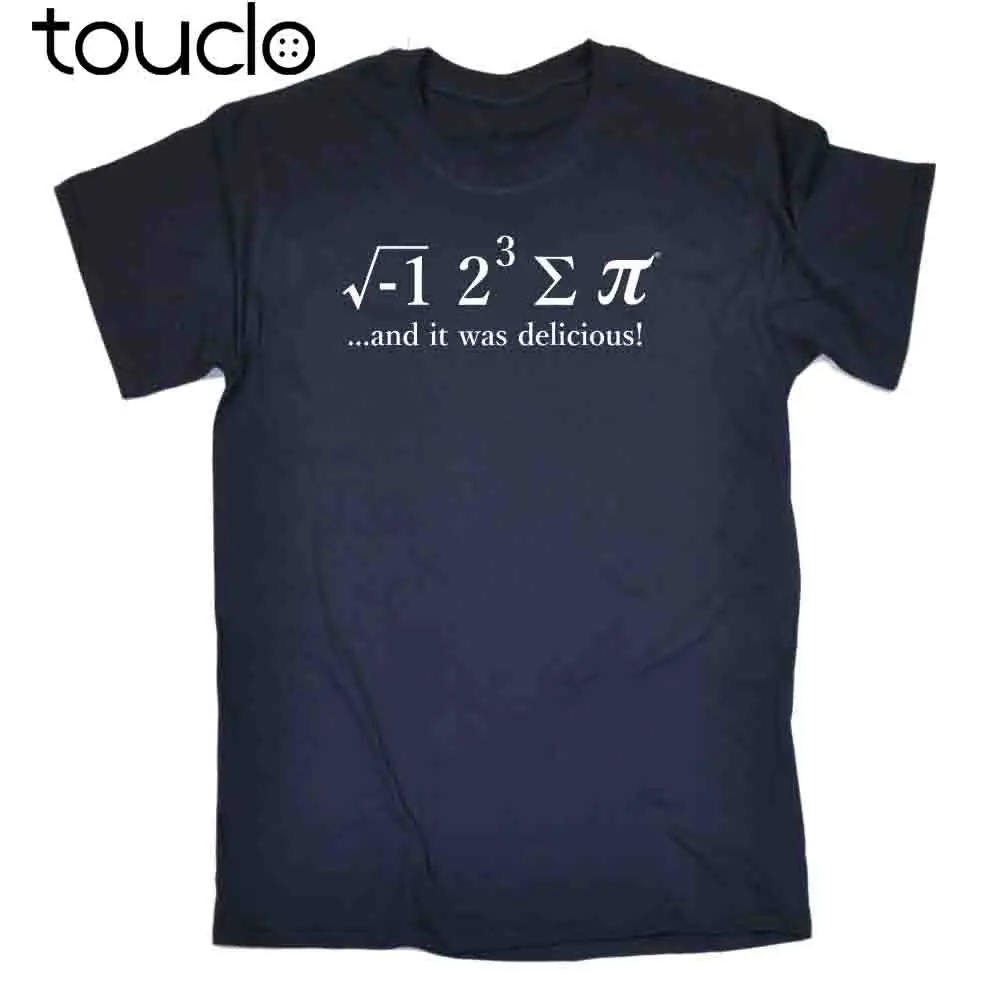 Молодежный круглый воротник индивидуальные футболки Для мужчин и съел пирог 8