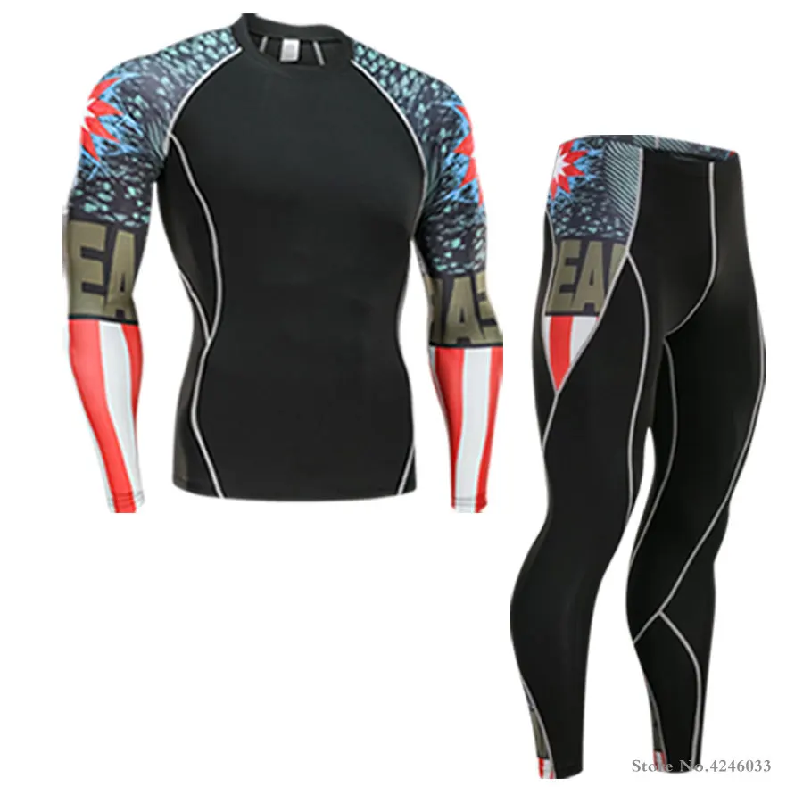 Высококачественное новое термобелье мужские комплекты нижнего белья