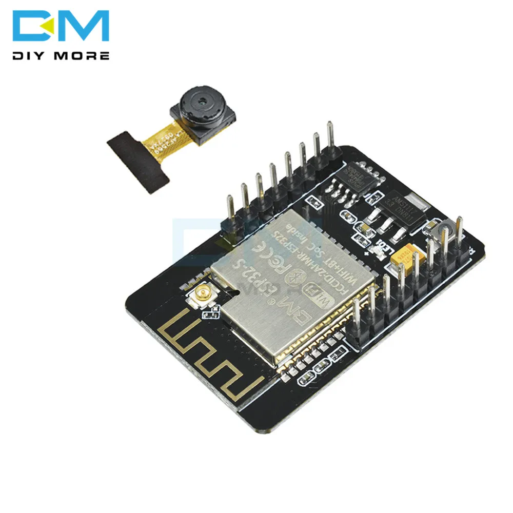 10 шт. OV2640 ESP32-CAM Беспроводной Wi-Fi и bluetooth-адаптер модуль Камера макетная плата ESP32 OV7670 двухъядерный 32-бит Процессор 2MP TF карты 5 V