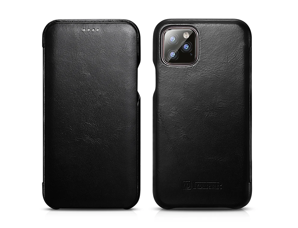 ICARER чехол из натуральной кожи для iPhone 11/Pro/Max роскошный флип-чехол для Apple iPhone 11 Pro Max чехол s
