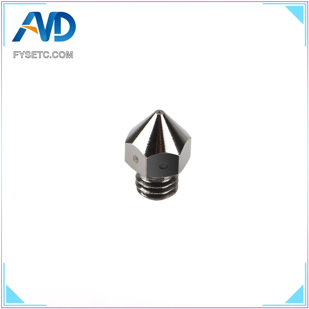 MK8 Nozzle 5PCS High Temperature Hardened Steel Nozzles For 3D Printer PEI PEEK / Carbon Fiber FilaFor E3D HOTEND Extruder | Компьютеры и