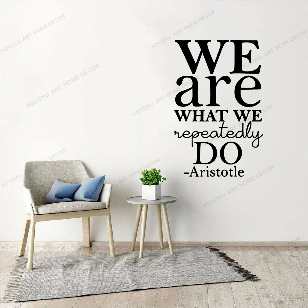 

Modern Sentence Inspirational Wall Sticker For Bedroom Decoration Wall Art Decals Quote Wallpaper Stickers Murals CX2025