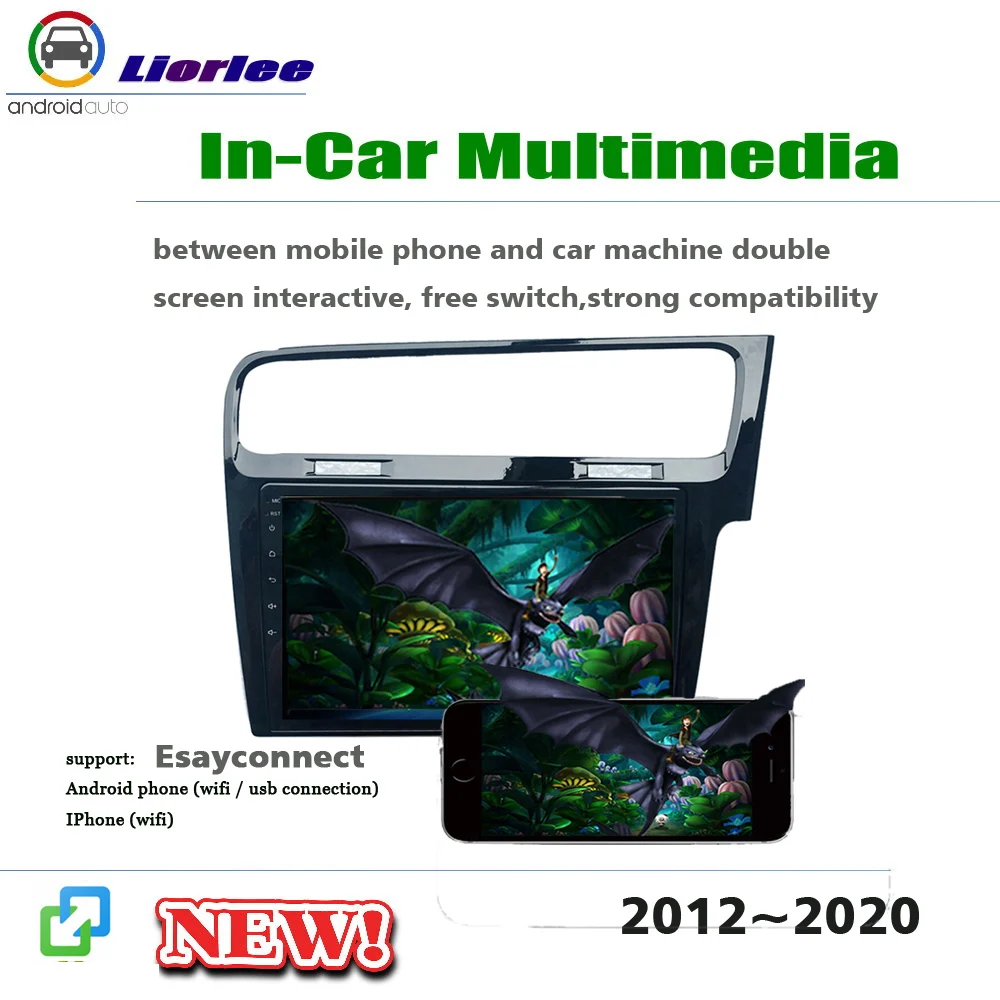 Автомобильный мультимедийный плеер для VW Golf MK7 RHD 2012 ~ 2020 2din Android радио стерео