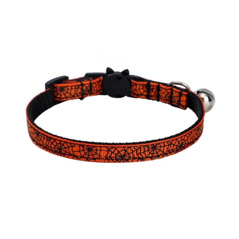 Новый ошейник для собаки Хэллоуин Тыква череп тематический быстросъемный