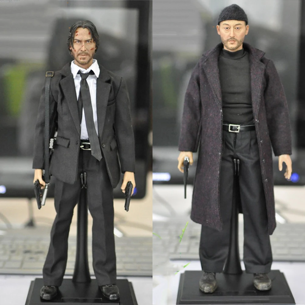 Аксессуары KMF037 KMF038 масштаб 1/6 джинсовые Рино Леон Мужской фильм холодный убийца
