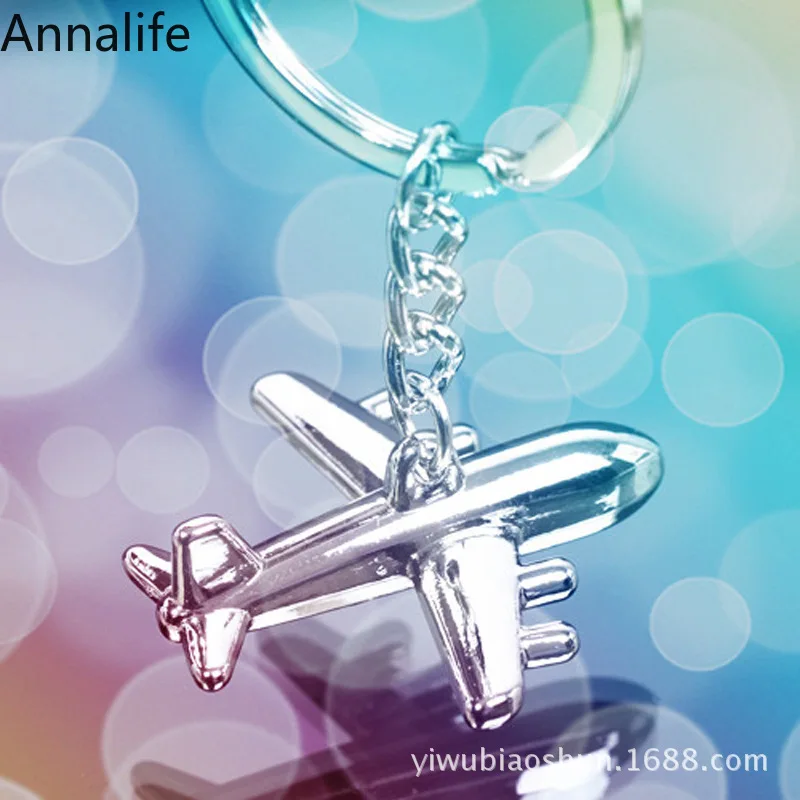 Новинка 2019 года. Креативная 3D модель самолета для мужчин и женщин. Брелок