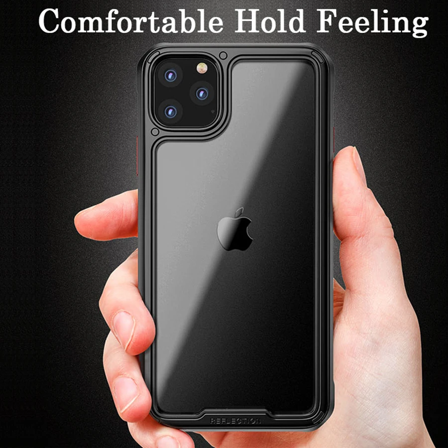 Роскошный бронированный силиконовый мягкий чехол для iPhone 11 Pro Max противоударный