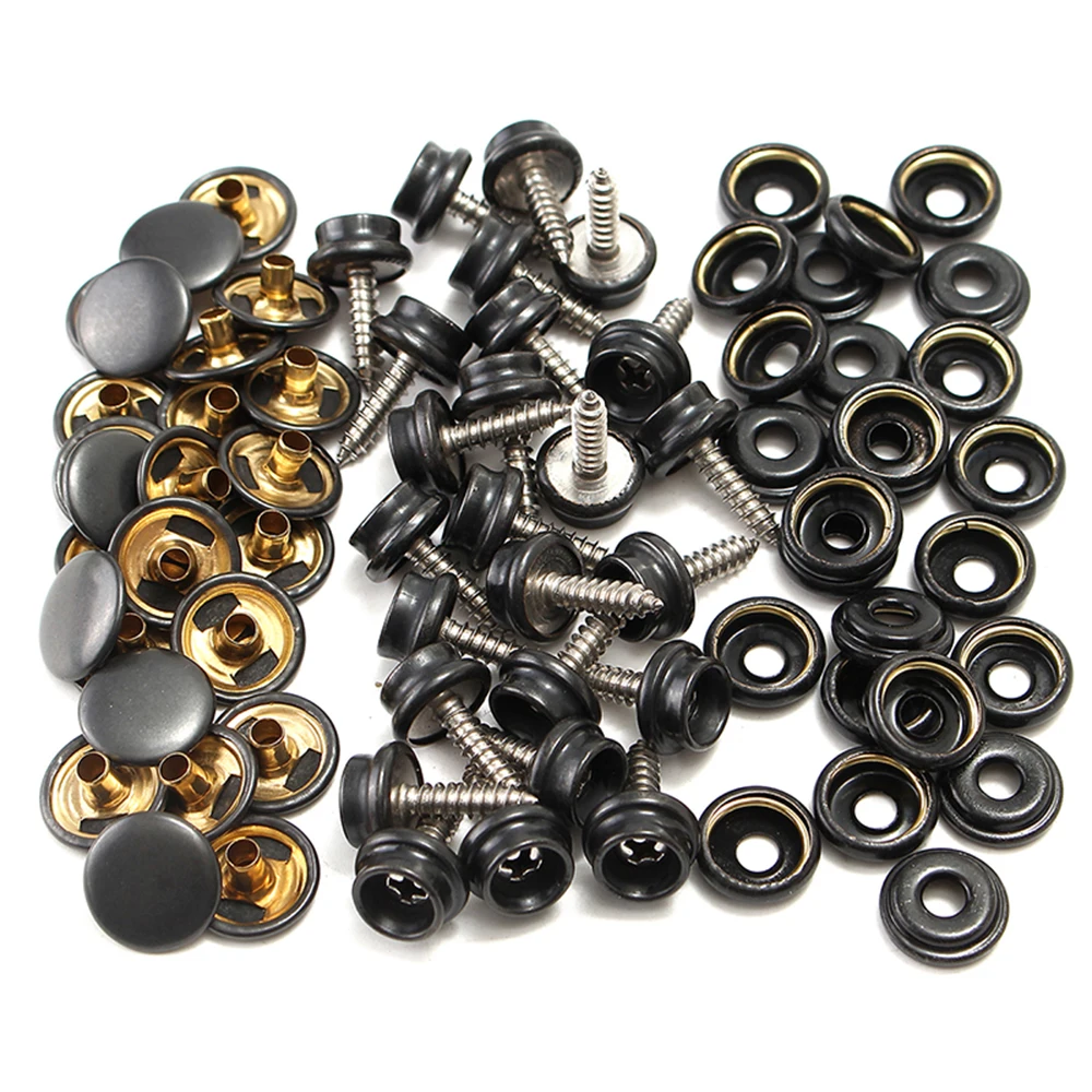 

Marine Snap Fastener Self-Tapping 150PC Snap Button Cover Home Improvement