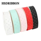 HSDRIBBON Бесплатная доставка 38 мм 1-12 дюйма стразы на цвете яркие однотонные фотообои 25 ярдоврулон