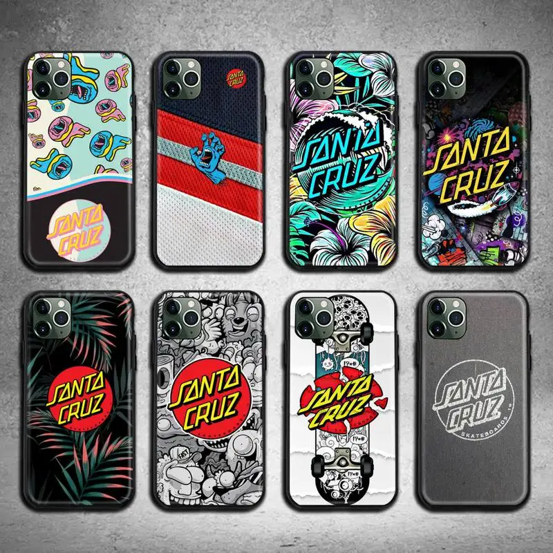 

Santa cruz Phone Case For iphone 13 12 11 Pro Max Mini XS Max 8 7 6 6S Plus X 5S SE 2020 XR cover