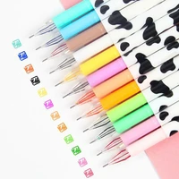 12pcs color gel pens set coloring drawing pen graffiti scrapbooking pen school office art student writing stationery supplies