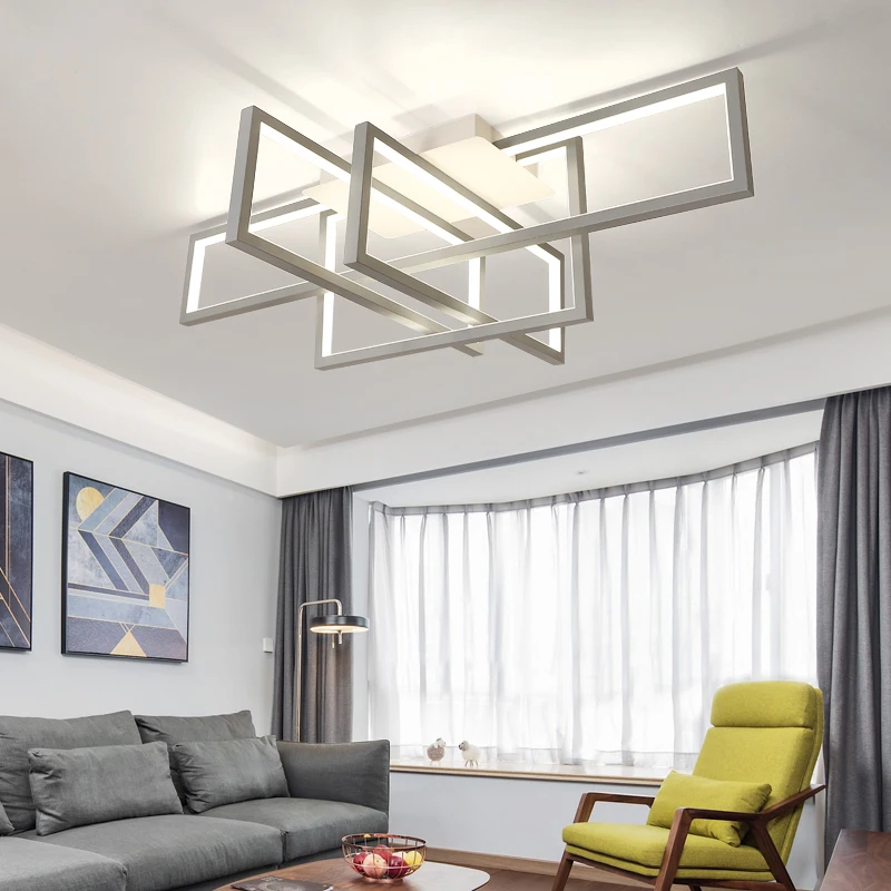 Современная светодиодная люстра с дистанционным управлением для гостиной