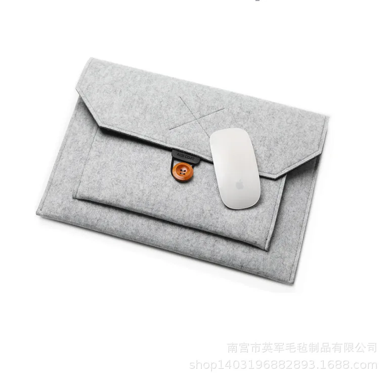 11 12 13 15 модный шерстяной фетровый карман для ноутбука сумка чехол для Macbook Air Pro retina lenovo Asus hp мягкий чехол для ноутбука сумка