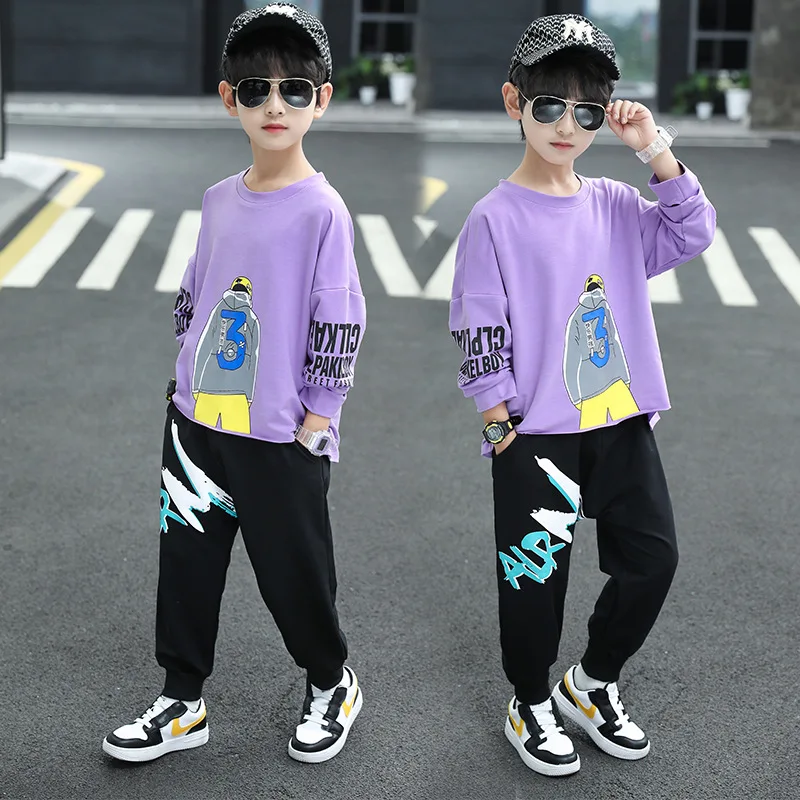 Спортивный костюм для мальчиков на Возраст 4-10 лет | Детская одежда и обувь