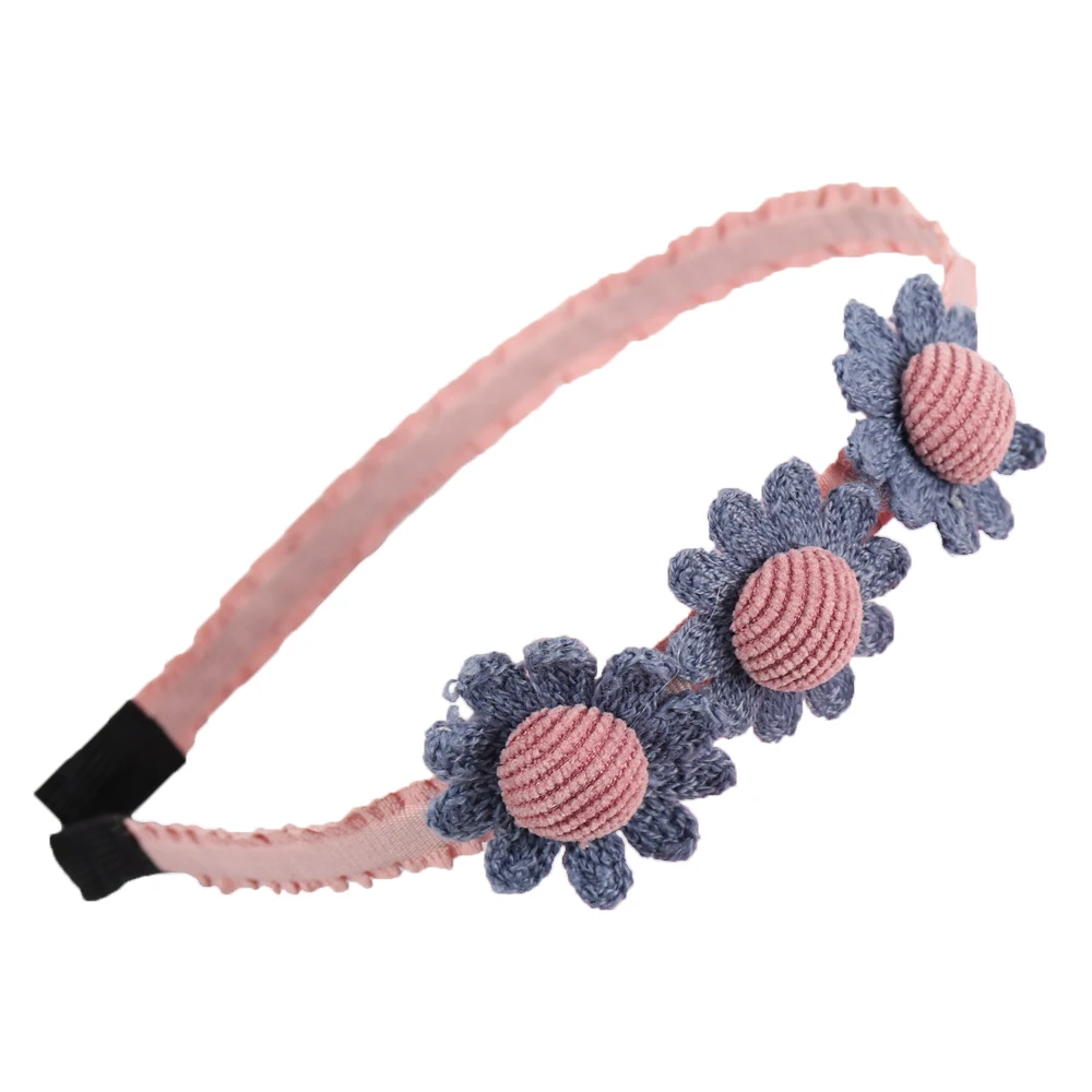 Милый обруч для волос с помпоном в Корейском стиле принцессы полоску бантом