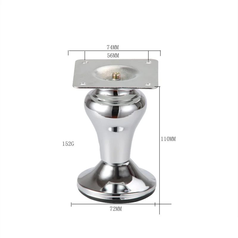 4 шт металлические ножки мебели Нержавеющая сталь в виде шпилек Шкафы для ножек