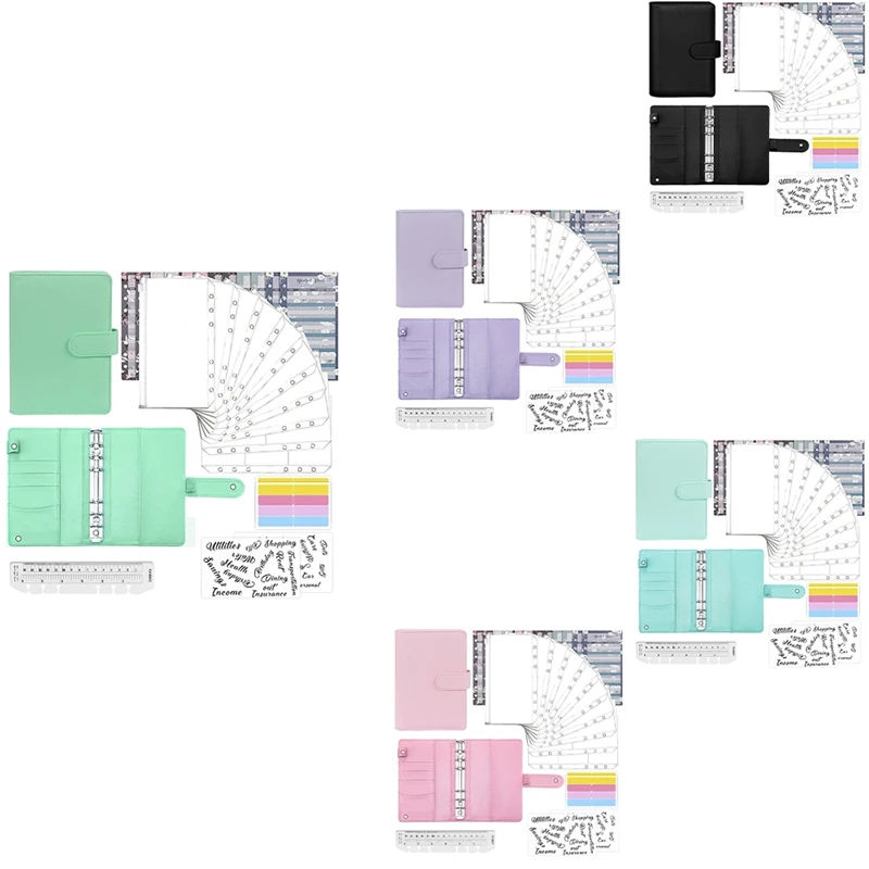 

Budget Binder Set-28 Pieces of Budget Binder,Money Saving Binder, Cash Envelope for Budget and Financial Management