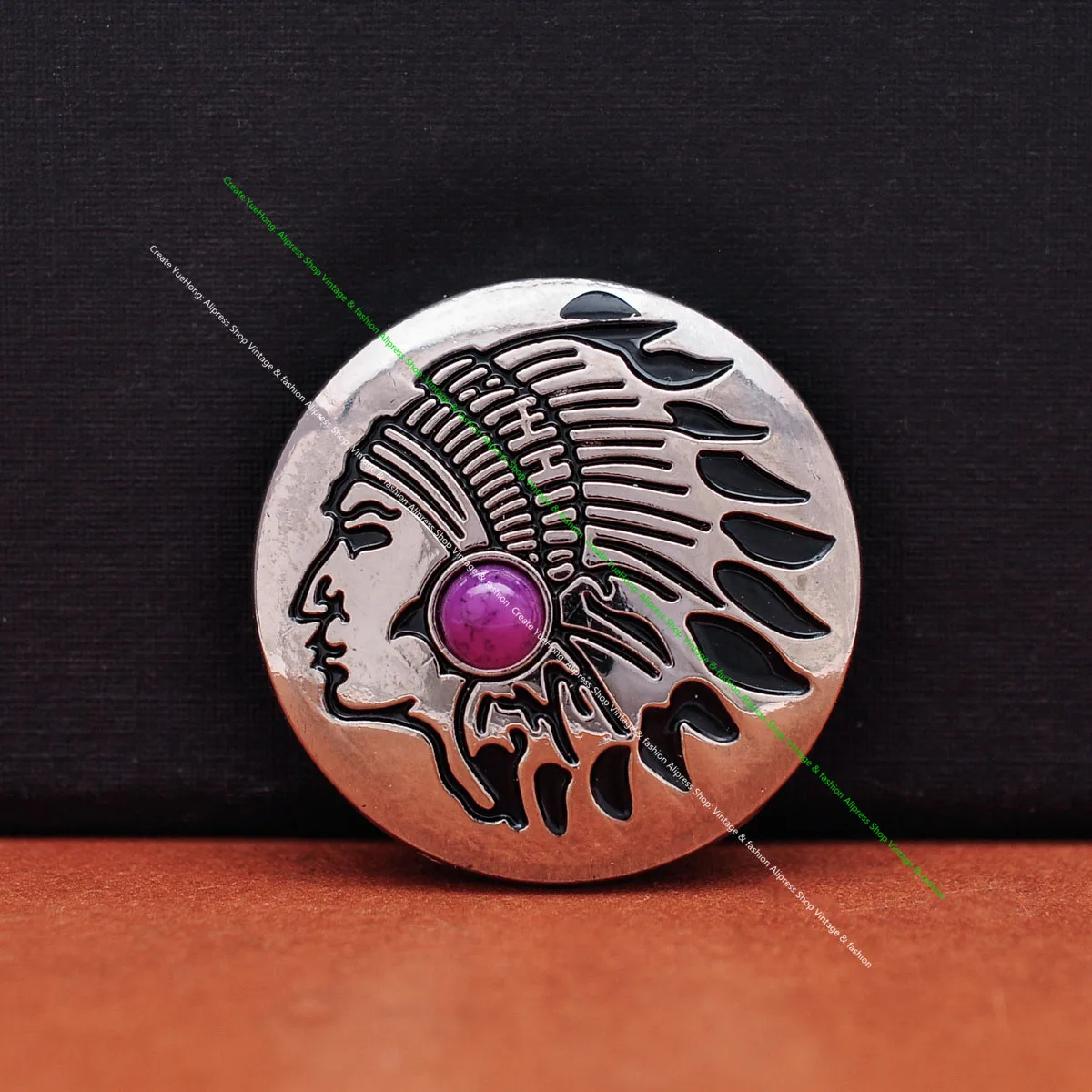 10X Юго-Восточной племени серебро индийское платье резной Фиолетовый Бирюзовый