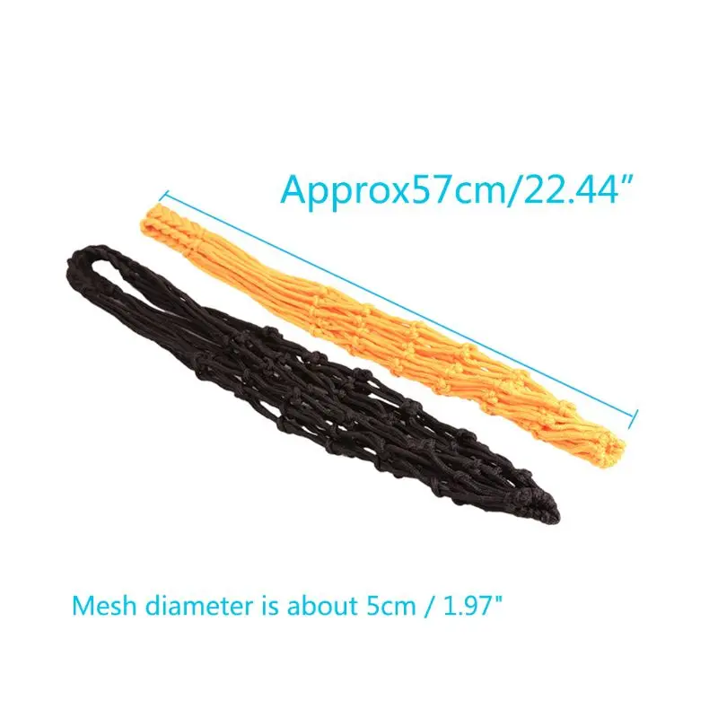 

Weaving Polyester Net Bag Portable Football Basketball Volleyball Sport Mesh Bag