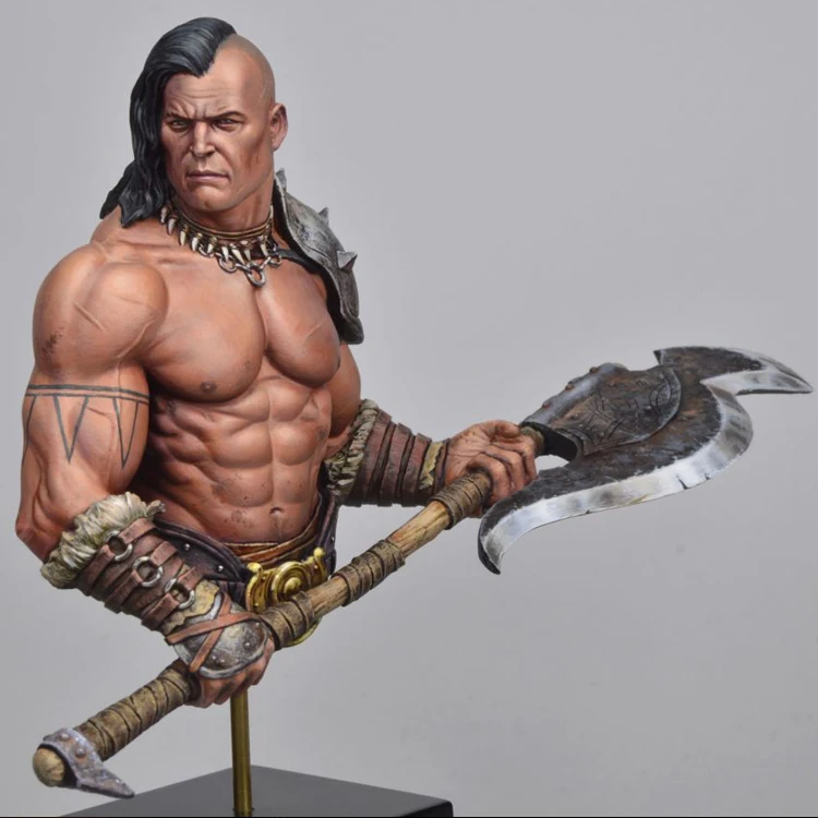 1/12 Solrak the Savage смоляная модель бюст GK несобранный и Неокрашенный комплект|Игровые