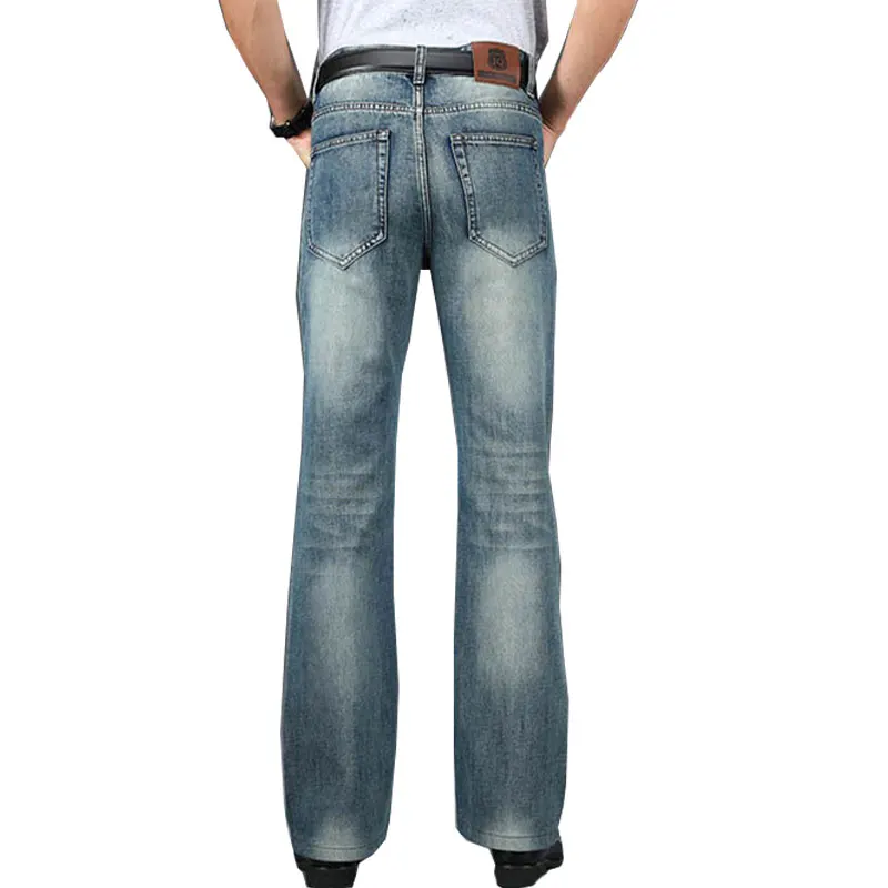 

Джинсы мужские, расклешенные, свободного кроя, классические
