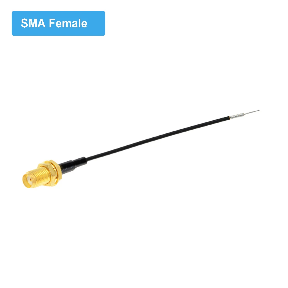 Кабель RF1.13 100 шт. односторонний разъем SMA штекер/гнездо к печатной плате