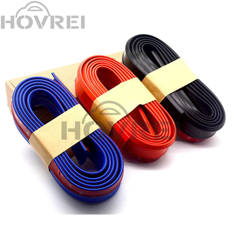 Универсальный 2 5 метров Авто Передний Задний бампер резиновый протектор спойлер