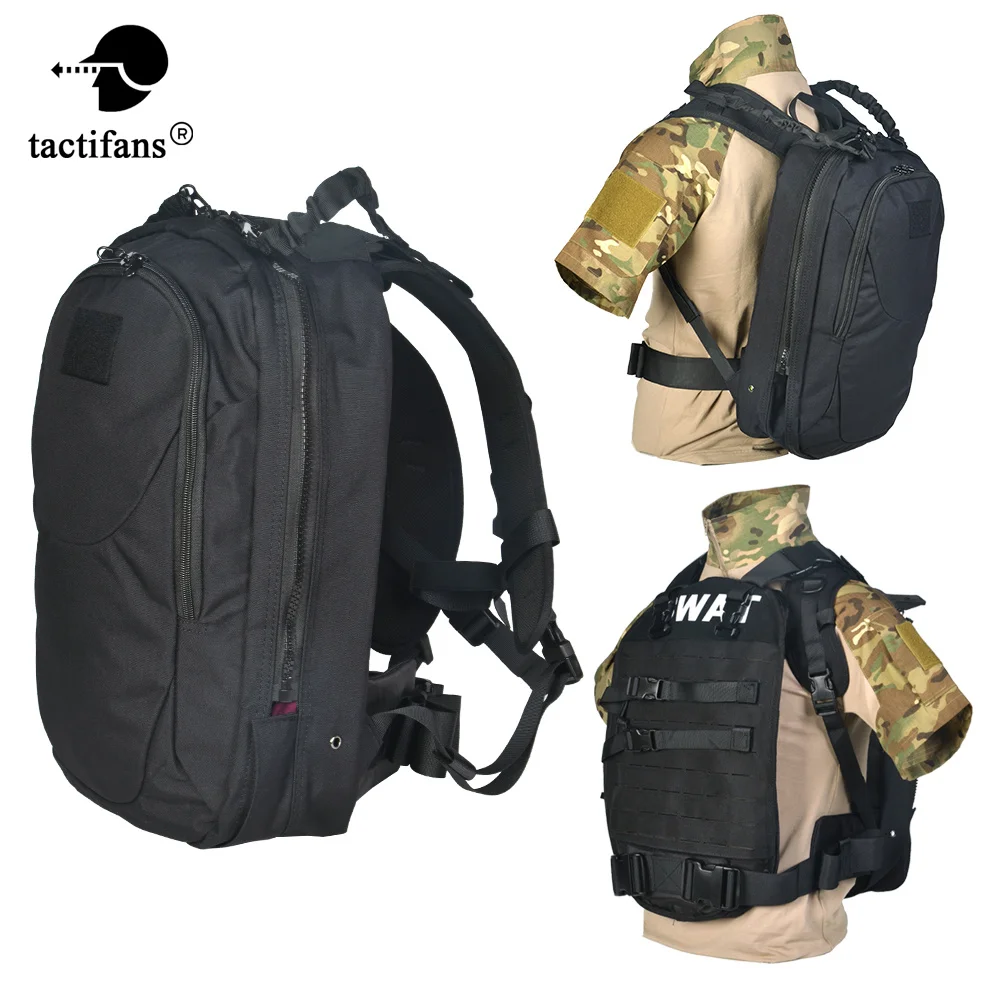 Tactical Ballistic Backpack Concealed Armor Rapid Response Pack Bulletproof Vest Laser Cut Molle Webbing Paintball Accessories