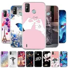 Чехол для Tecno Spark 6 GO, противоударный Мягкая силиконовая задняя накладка из ТПУ чехол для Tecno Spark 6 Go, чехол для телефона s Spark6 GO, милый мультяшный чехол