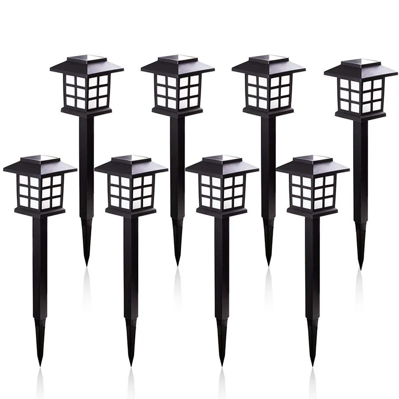 

Retro Garden Solar Powered Lawn Light Garden Lawn Lamp Landscape Lighting 2/4/8Pcs Pathway Underground Garden Solar Sensor Light
