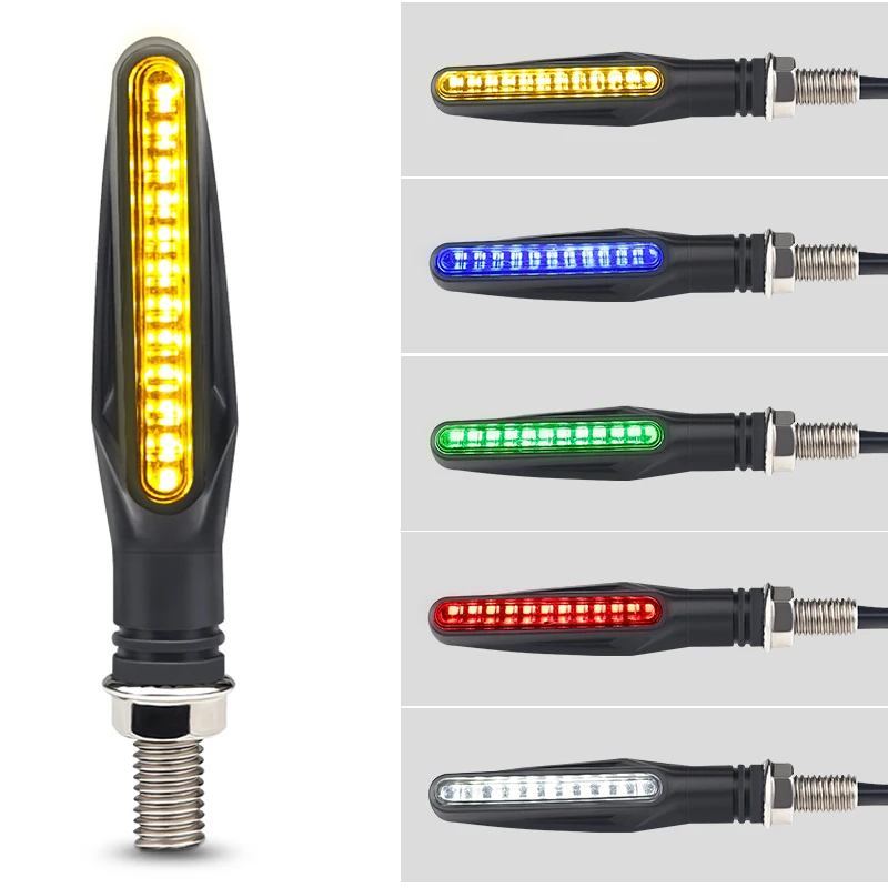 4 шт. Ретро 12v светодиодные мотоциклетные поворотные сигнальные индикаторы